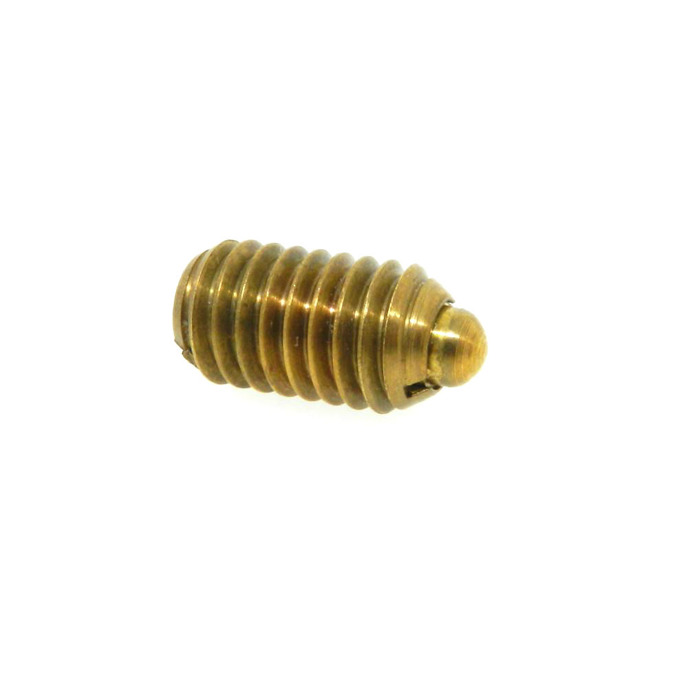 Short Spring Plungers Brass with Light End Force , Ball & Spring Plungers